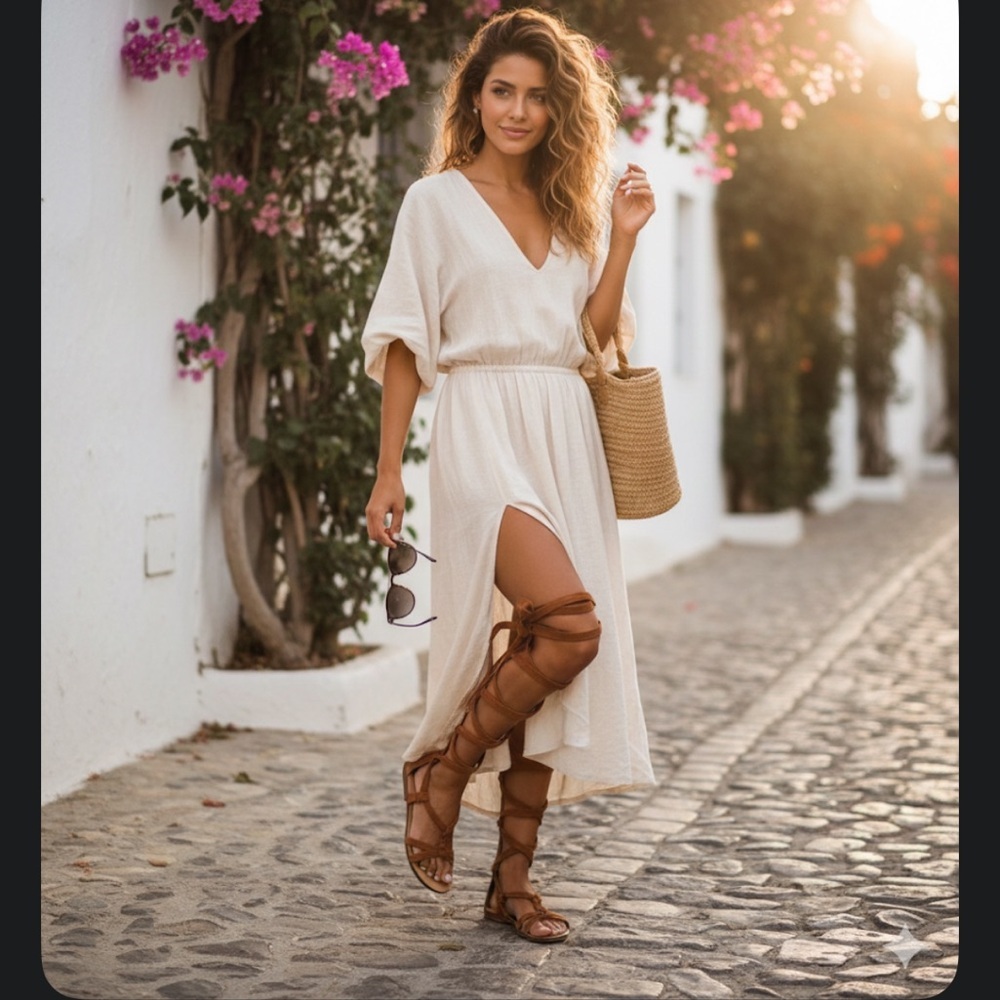 Sigerson Morrison Brown Gladiator Sandals